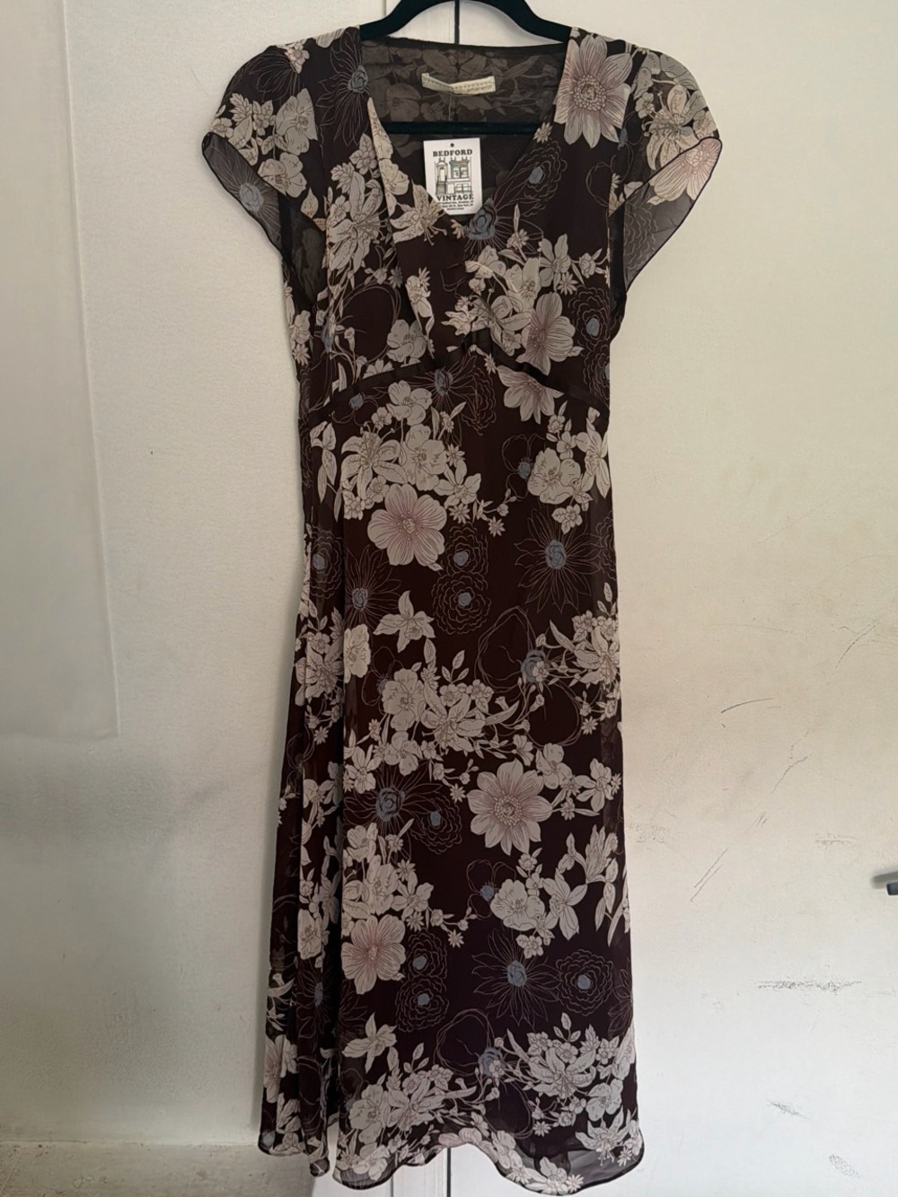 Gorgeous Vintage Double Lined Y2K Floral Dress